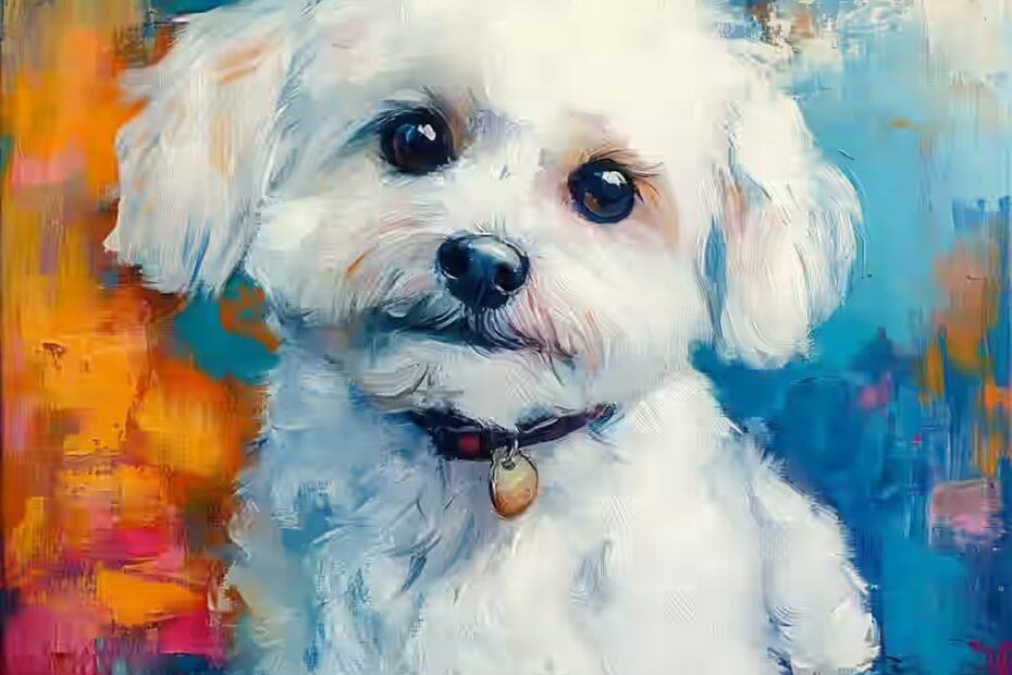 entretien des yeux chez le bichon maltai