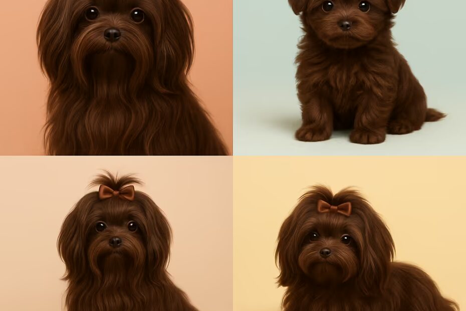 bichon maltais chocolat